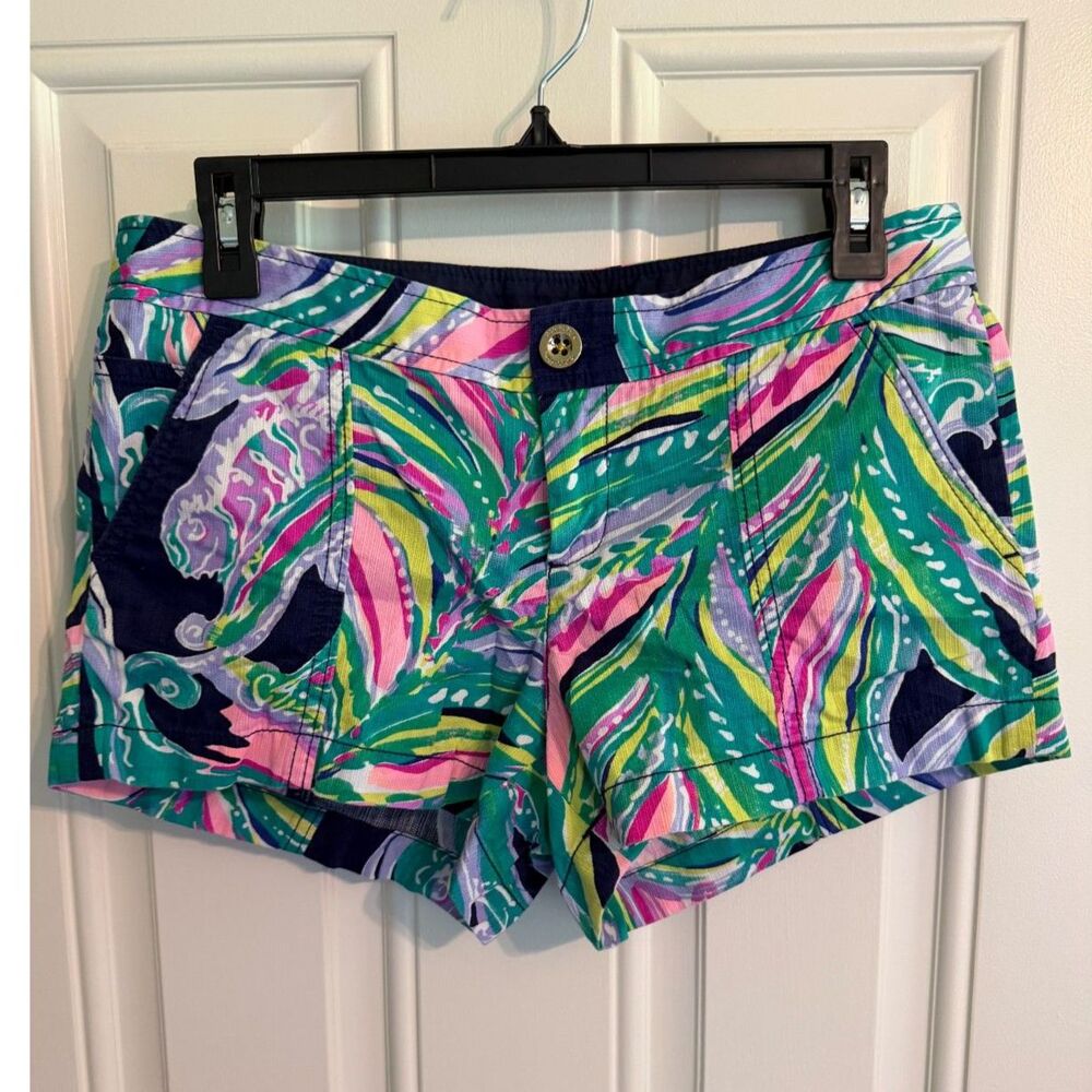 Lilly Pulitzer Women’s Liana Tropical Print Shorts Size 4